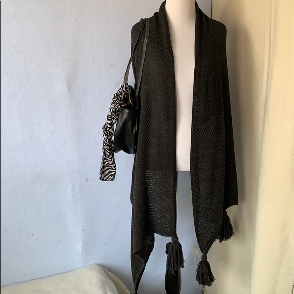 Scarf & Round Purse Combo - black - Picture 4 of 16